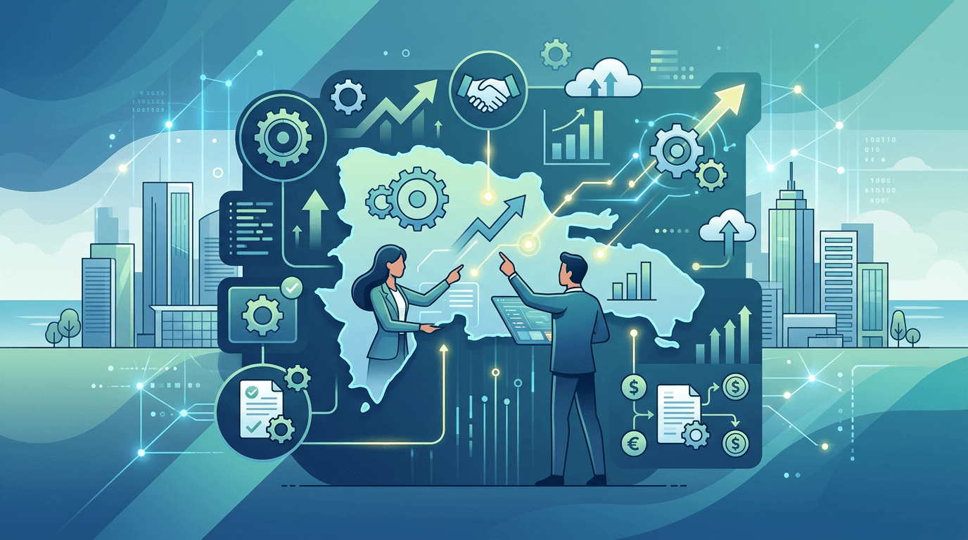 Featured image for: Cómo la Tecnología Transforma las Empresas en República Dominicana