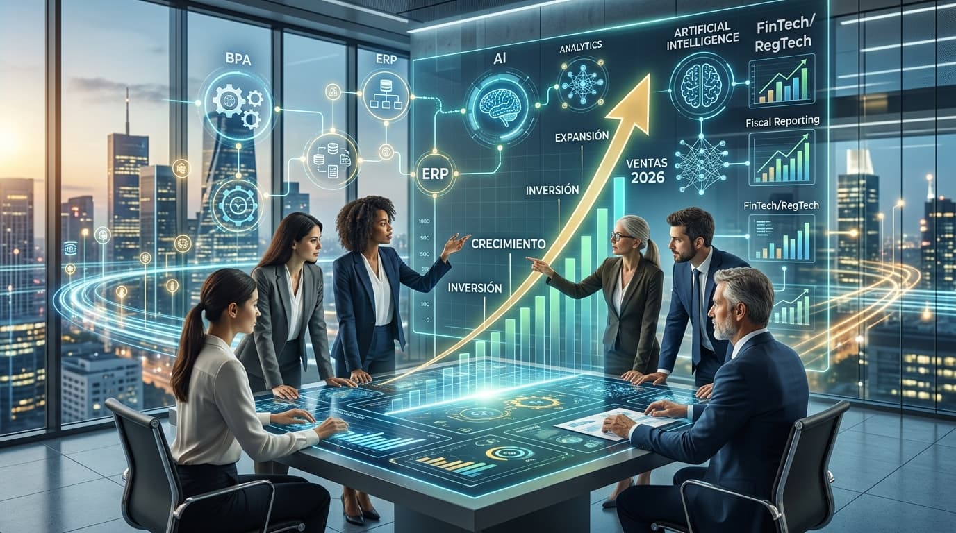 Automatización de procesos empresariales impulsando el crecimiento en 2026 con tecnología de AA High Tech