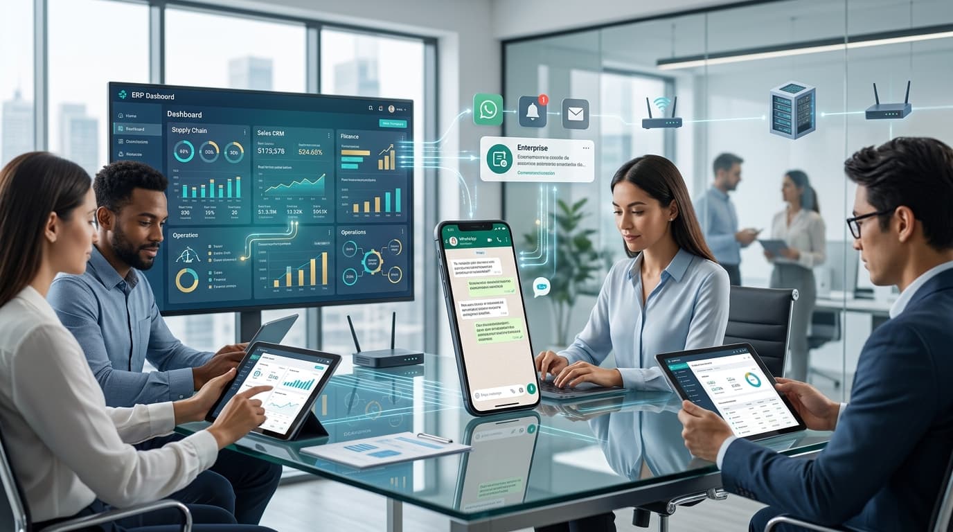 Featured image for: ERP y WhatsApp: La combinación ganadora para la eficiencia operativa en 2026