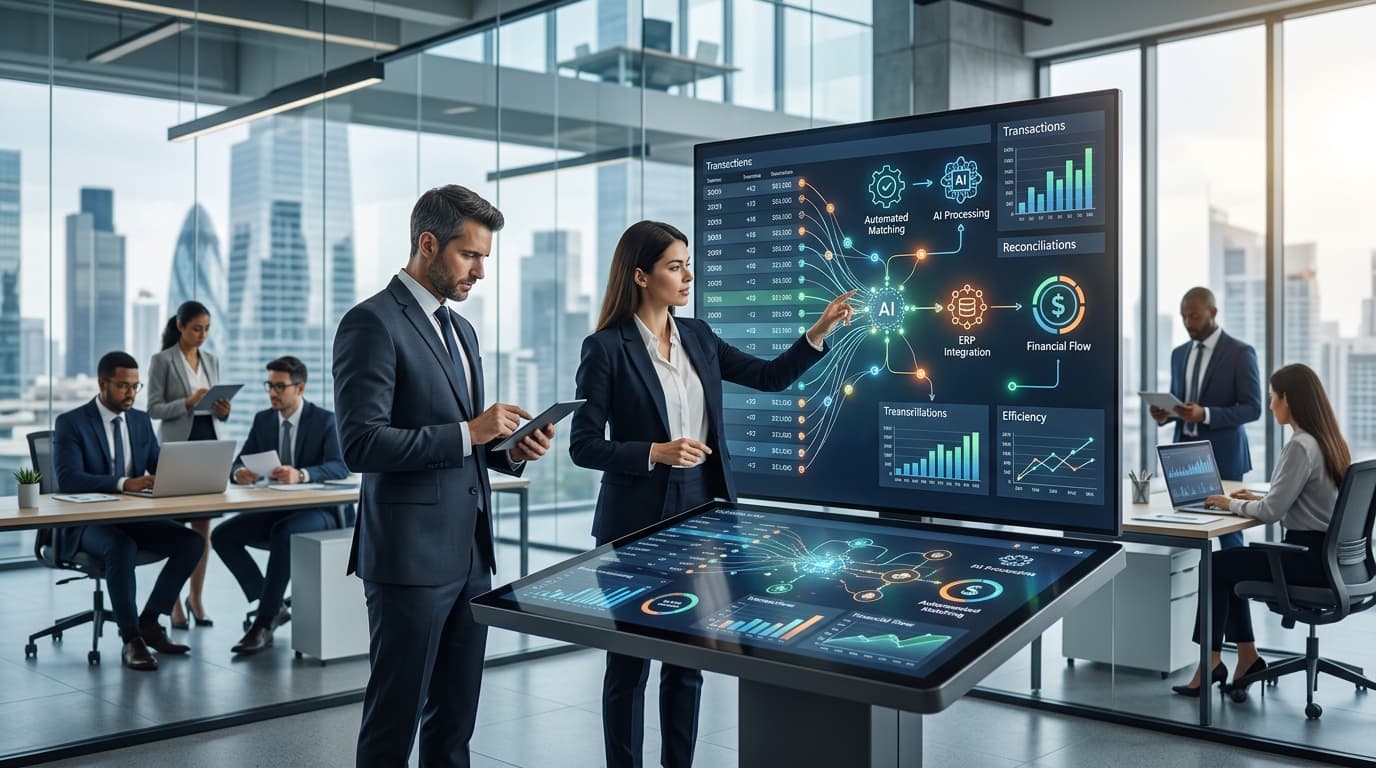 Dashboard de conciliación bancaria automatizada con IA en 2026